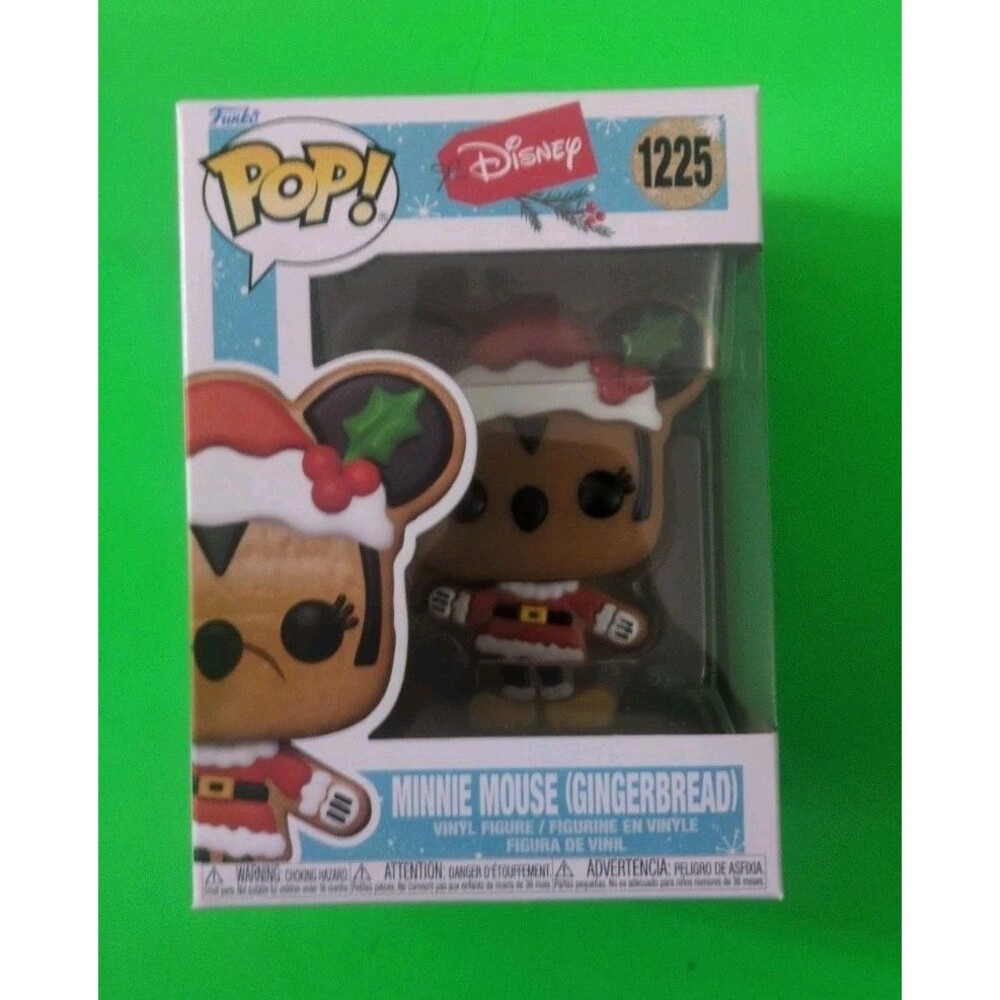 Disney - Holiday Minnie Mouse Gingerbread #1225 Funko Pop With Protector